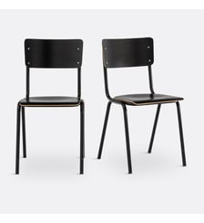 Lot de 2 chaises d'écolier empilables La Redoute Interieurs
