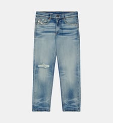 Jean regular fit délavé bleu clair - D-Lucas Diesel Kids