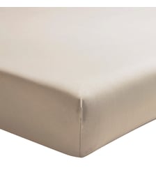 Drap housse uni en percale de coton, bonnet de 30cm, PREMIÈRE Essix