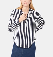 Chemise caby - Motif rayures - Coupe oversize Caroll