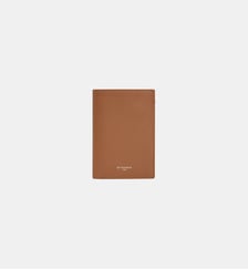 Portefeuille vertical moyen modèle zippé 2 volets Lucien en cuir grainé Le Tanneur