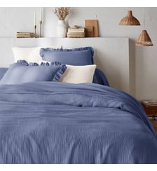 Housse de couette unie en gaze de coton La Redoute Interieurs