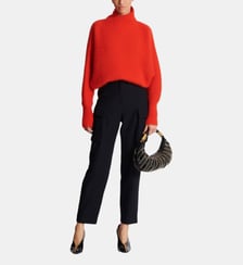Pantalon cargo en laine grain de poudre Balmain