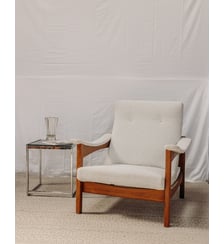 Fauteuil en bois Guermonprez Jakob N°647- Produit chiné Debongout
