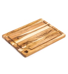 Planche à découper avec rigole en teck bois de fil - Marine, Bois de teck Cristel