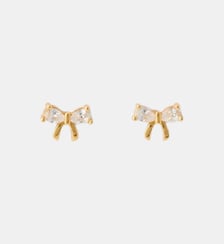 Puces d'oreilles nœud en argent garanti Balaboosté