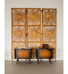 Paire de tables de chevet mid-century Maïa N°1581- Produit chiné Debongout