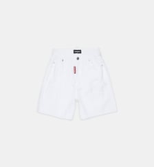 Shorts avec logo et détails effilochés Dsquared2