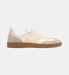 Baskets Swan en cuir de veau et nylon Balmain