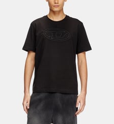 T-shirt avec Oval D embossé Diesel