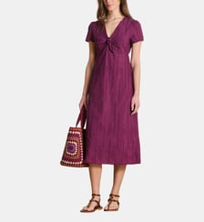 Robe mi-longue en broderie anglaise La Fée Maraboutée