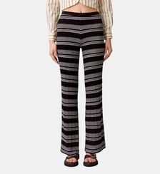 Pantalon maille à rayures Claudie Pierlot