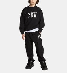 Sweat-shirt col ras du cou avec logo ICON Dsquared2