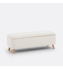 Banc bout de lit coffre, tissu bouclette La Redoute Interieurs