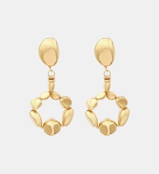 Boucles d'oreilles clips   doré à l'or fin - Loulou Satellite