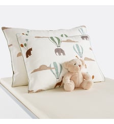 Taie d'oreiller bébé 20% coton recyclé La Redoute Interieurs