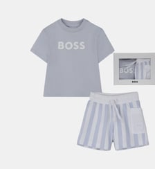 Ensemble t-shirt et short BOSS Kidswear