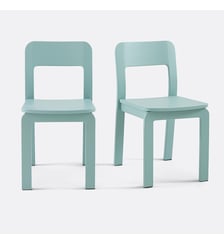 Lot de 2 chaises en bouleau massif teinté La Redoute Interieurs