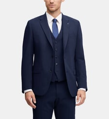 Veste de costume en laine mélangée regular Duncan Digel