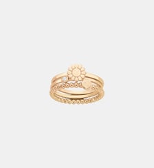 Bague États d'Âme | Marguerite en Plaqué Or avec diamant blanc La Garçonne Diamant