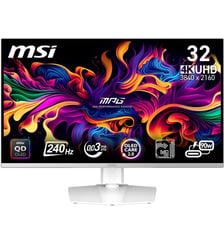 Ecran PC Gamer MPG 321URXW 32" 4K 240Hz QD-OLED HDR True Black 400 HDMI 2.1 USB-C 90W MSI