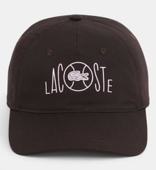 Casquette twill de coton imprimée Lacoste