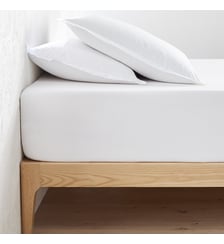Drap-housse percale coton, bonnet 40 cm La Redoute Interieurs