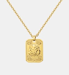 Collier Zodiaque Lion Doré en Acier 316L Phebus
