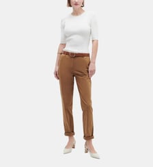 Pantalon adelmo - Motif uni - Coupe cigarette Caroll