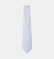 Cravate En Soie Et Lin Paisley Hackett London