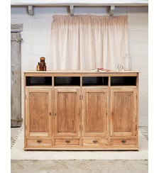 Grande enfilade en bois patiné Margaret N°768- Produit chiné Debongout