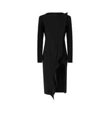 Robe fourreau mi-longue à volants et dos nu Pinko