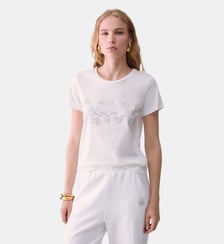 T-shirt avec strass Liu Jo