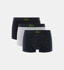 Lot de 3 boxers courts imprimé crocodile Lacoste