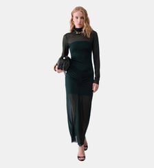 Robe longue en tulle avec strass Liu Jo