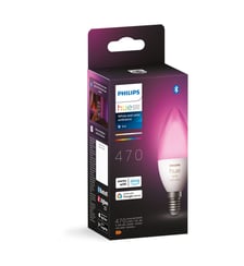Ampoule LED connectée E14 White&Color Ambiance Flamme Philips Hue