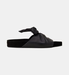 Mule Plate Cocoon En Cuir Lanvin