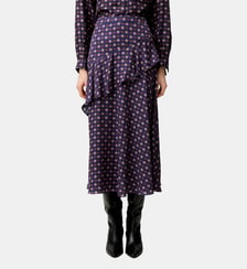 Jupe fluide imprimée Claudie Pierlot