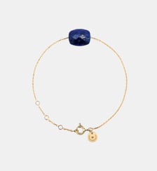 Bracelet, lapis lazuli, or jaune Morganne Bello