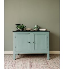 Buffet en bois bleu clair Gilbert N°814- Produit chiné Debongout