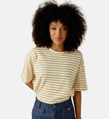 T-shirt manches courtes col rond uni TAIS La Petite Etoile