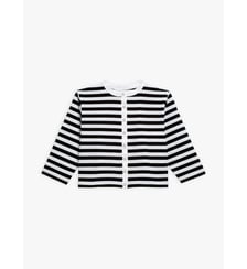 Cardigan pression en jersey de coton Agnès b.