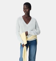 Pull col V tricot Ikks