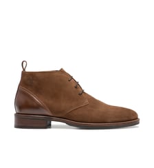 Boots chukka Wesley cuir lisse et suède Kost Paris