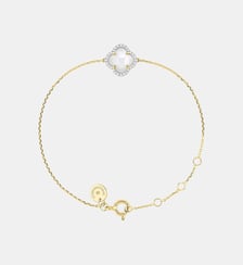 BRAC. VICTORIA DIAM. + PETITE NACRE BLANCHE J. OR750 Morganne Bello