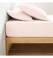 Drap housse uni coton, bonnet 32cm La Redoute Interieurs