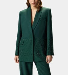 Blazer oversize à strass Pinko