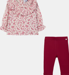 Ensemble long - Cerise coton imprimé fleuri Tartine Et Chocolat