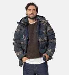 Doudoune à capuche amovible Grand Froid Riven camo Jott