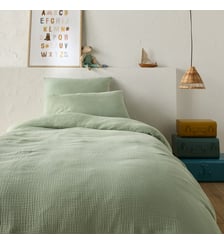 Housse de couette enfant unie gaze de coton La Redoute Interieurs